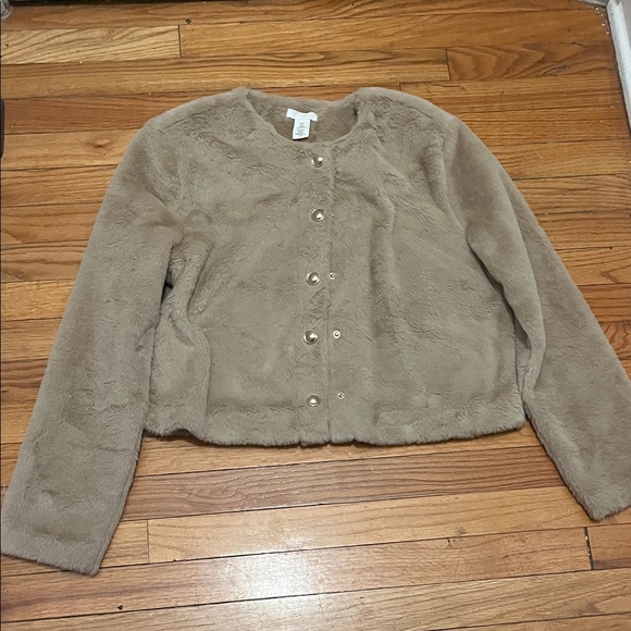 H&M TEDDY FLEECE CARDIGAN - Picture 6 of 9